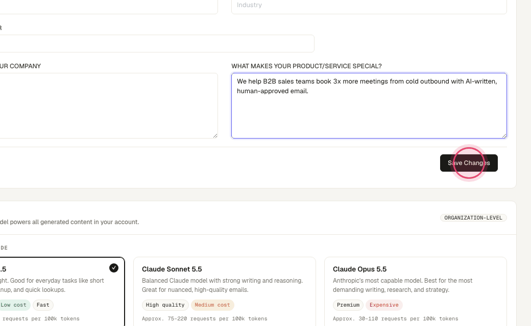 Step 5: Click "Save Changes".