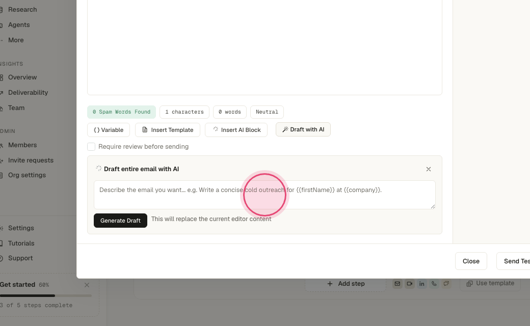 Step 6: Put subject constraints in the prompt: length, tone, no questions.