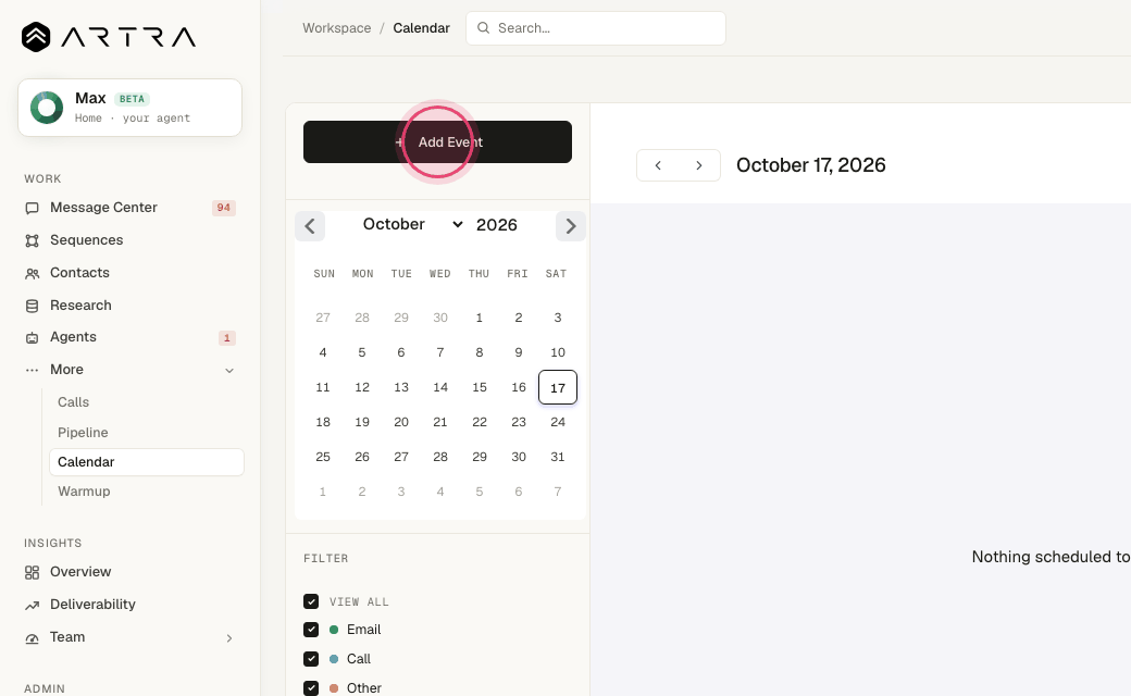 Step 4: Click "Add Event".