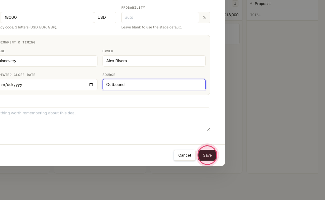 Step 7: Click "Save".