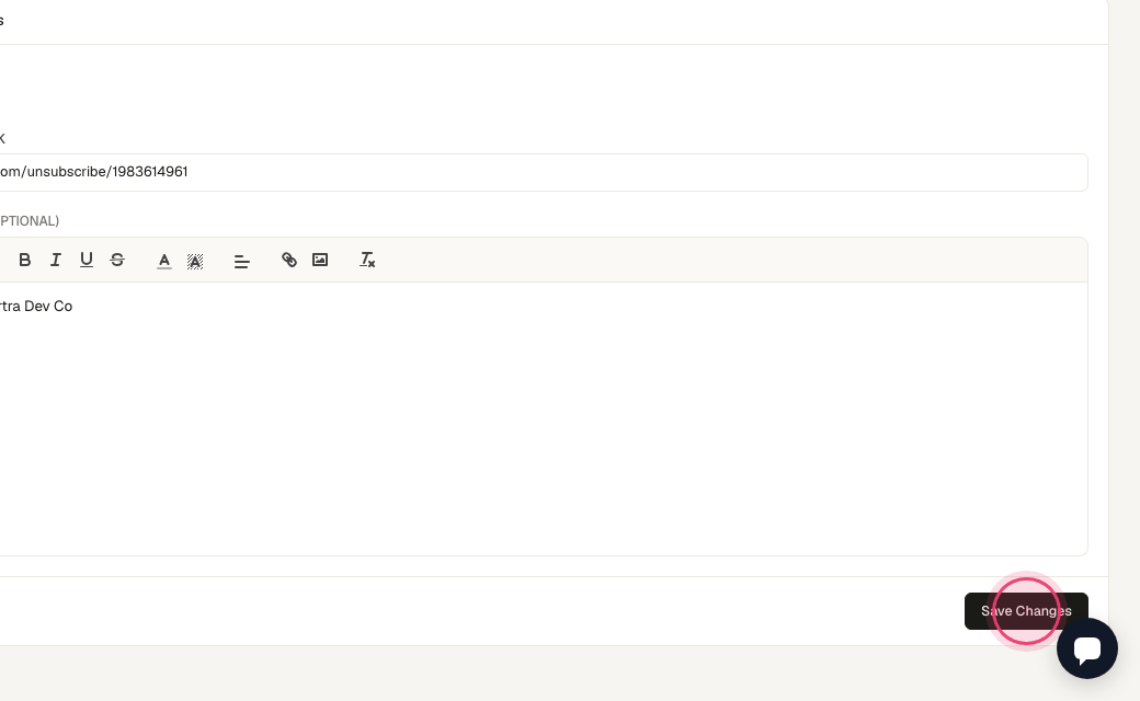 Step 5: Click "Save Changes".