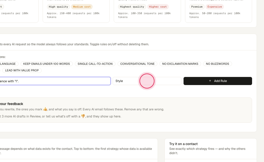 Step 4: Pick its type: Style, Tone, Content, Format or Structure.
